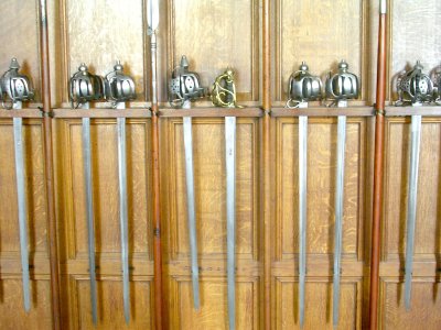Weapons of Edinburh's Great Hall.
